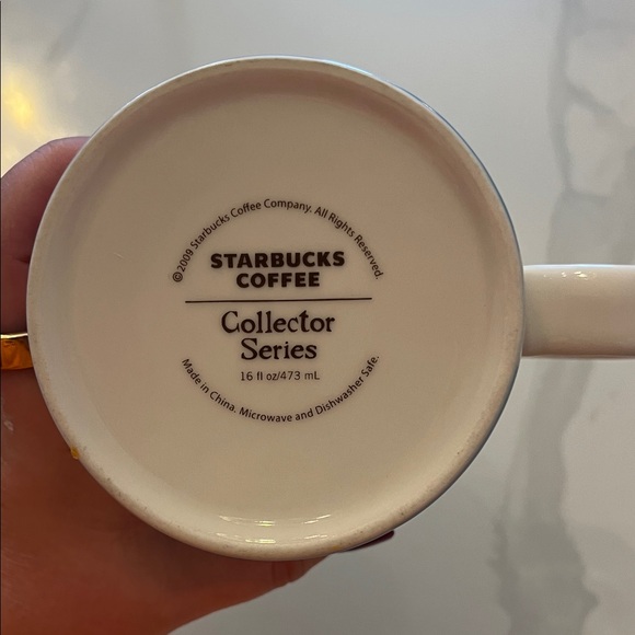 Starbucks California Mug - Blue, White, and Gold - Picture 4 of 4
